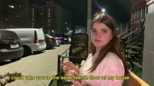 Picked up a schoolgirl on the street and fucked her in the entrance.